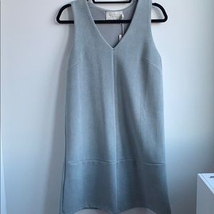 Elizabeth Crosby blue dress